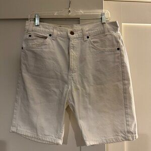 Levi's 505 White Denim Jeans - men's W32